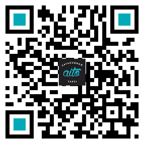 Aitotaksin WhatsApp-taksintilauskanavan qr-koodi